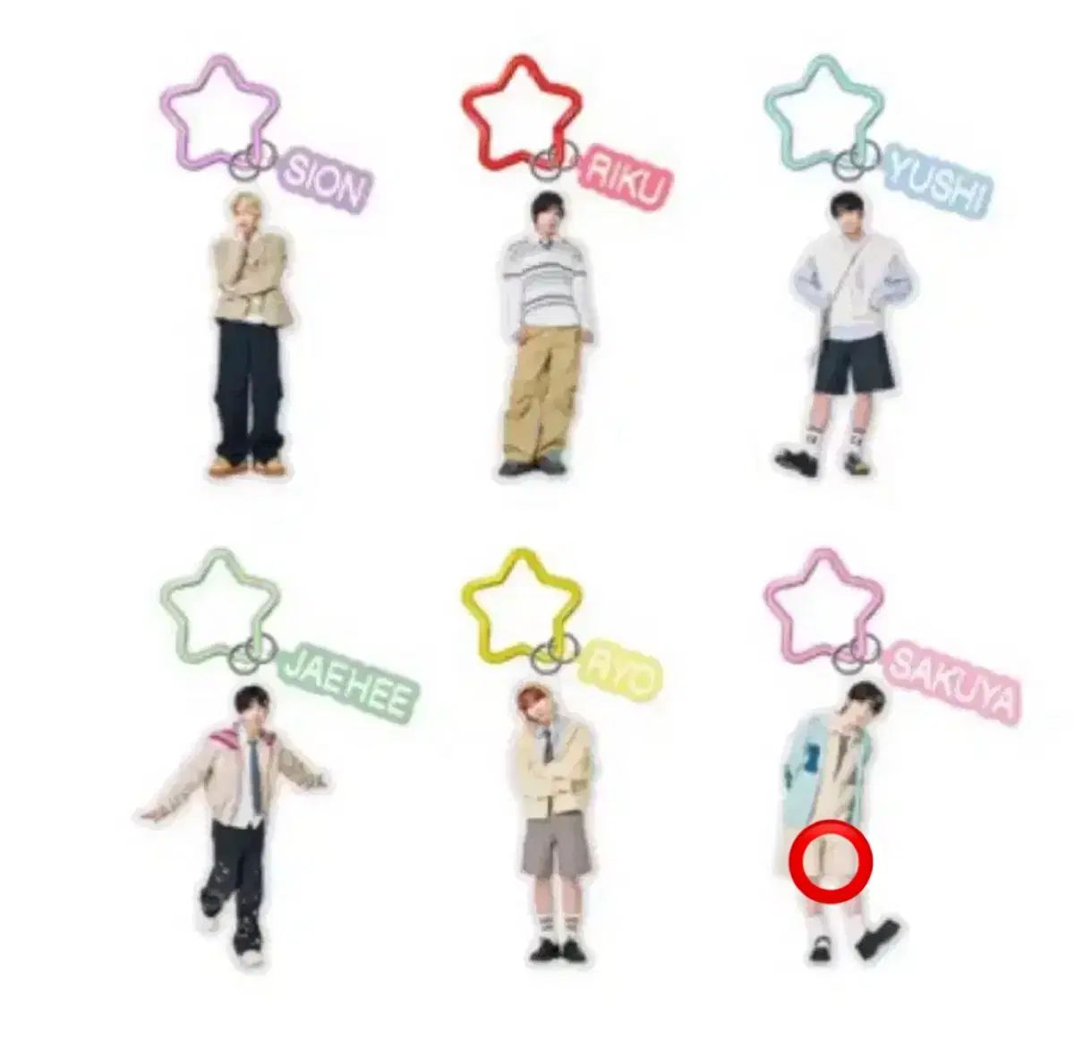NCT(エヌシーティー) WISH(ウィッシュ) 日本(にほん) グッズ(グッズ) サクヤ アクリルキーホルダー(アクリルキーホルダー) 未開封(みかいふう)