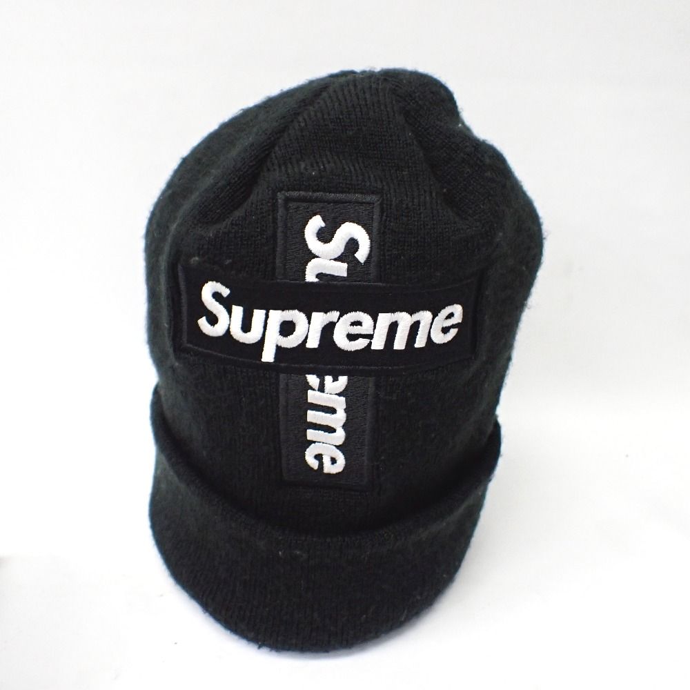 Ft1349721 シュプリーム ニットキャップ World Famous NEW ERA #F Black ユニセックス Supreme 中古