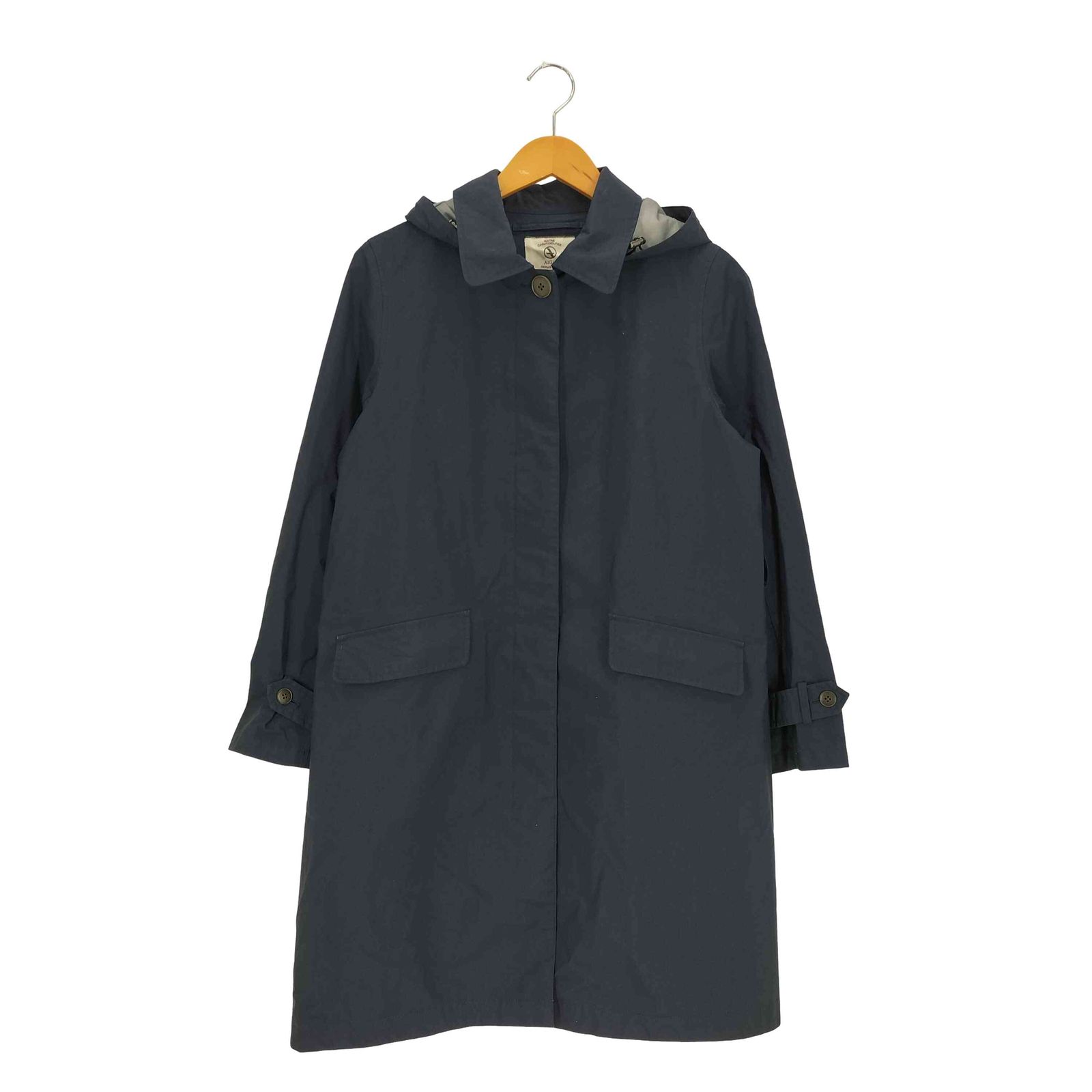 エーグル AIGLE ナイロン レインコート レディース import：M