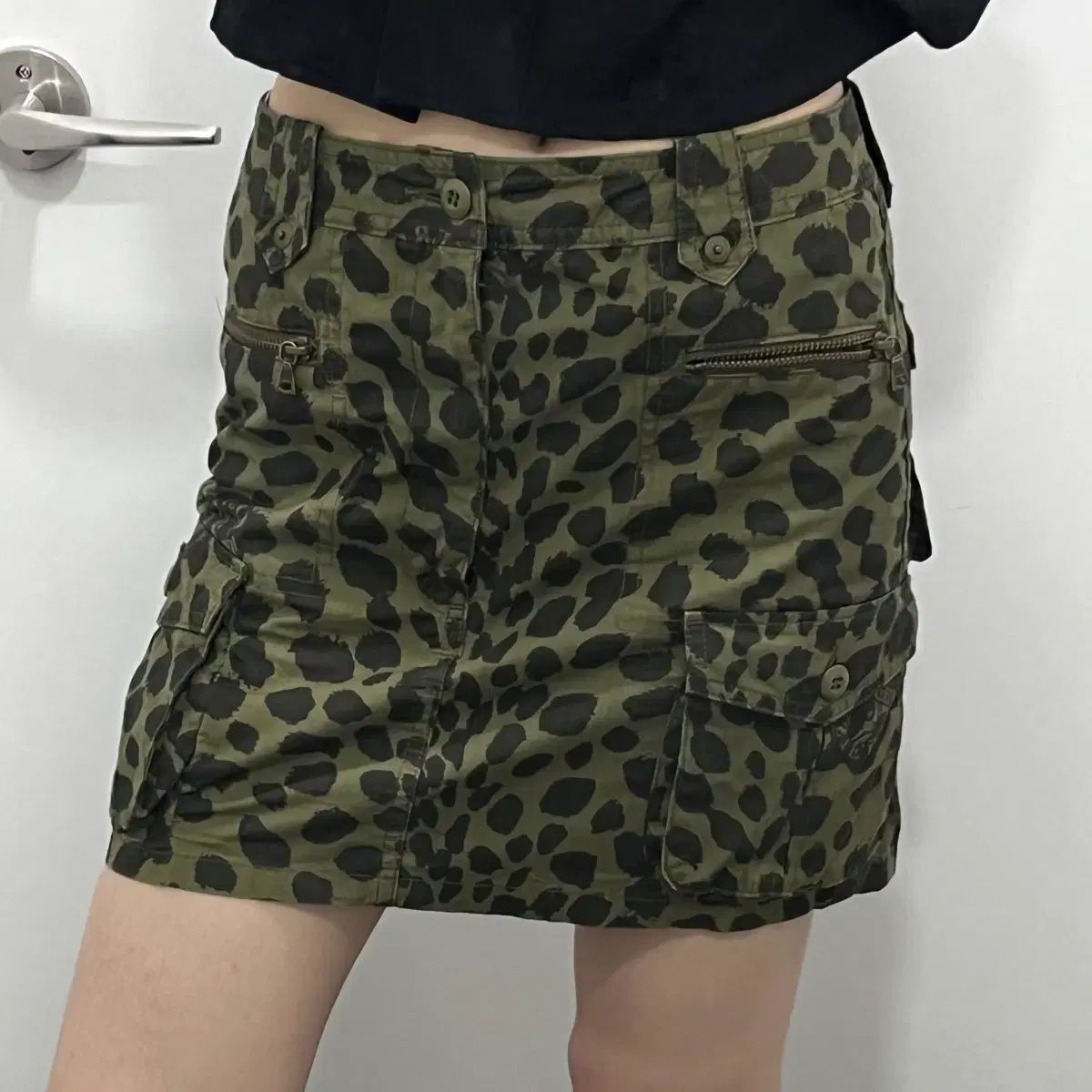HYSTERIC GLAMOUR ヒステリックグラマー カモフラ カーゴ ミニ スカート