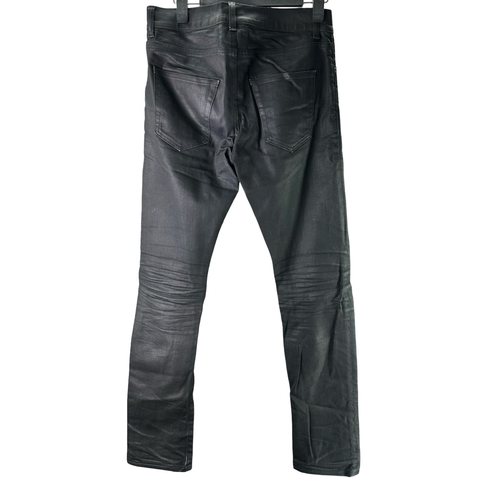 サンローラン SAINT LAURENT コーティングスキニーデニムパンツ 397136