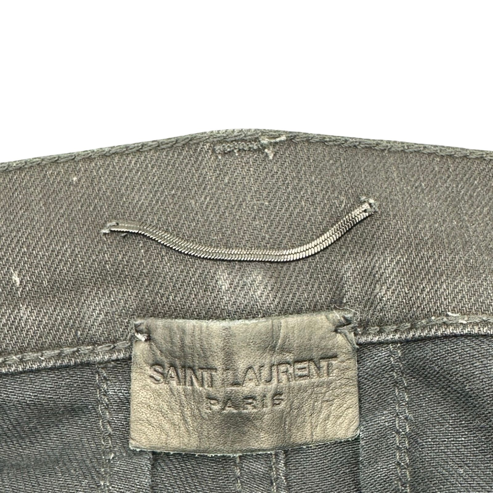 サンローラン SAINT LAURENT コーティングスキニーデニムパンツ 397136 