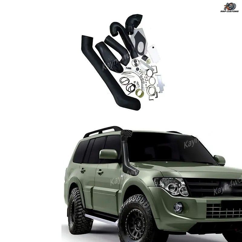 オフロード4x4アクセサリー エアラムインテークシュノーケルキット 2006-2022 三菱第4世代パジェロモンテロショーグンシリーズ NS NT NW V8