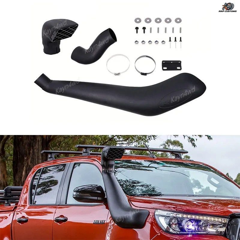 ピックアップ 4x4 アクセサリー エアインテーク シュノーケル キット オーストラリア版 2015-2020 トヨタ ハイラックス レボ 車用 渡河用呼