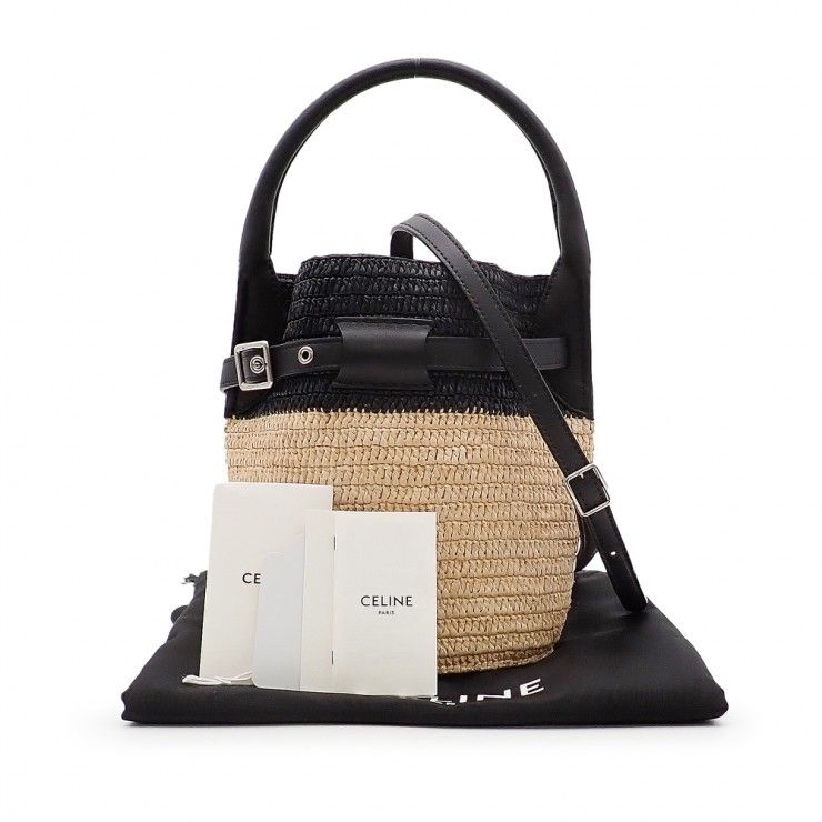 未使用品 CELINE セリーヌ ビッグバッグ ナノ バケット 187242 かご