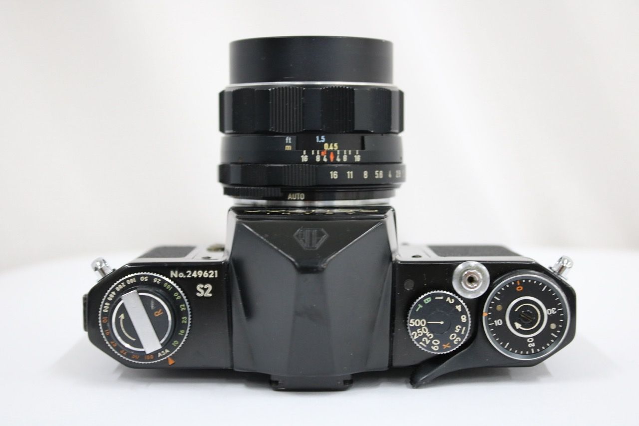 返品保証】 ペンタックス Pentax S2 Super-Takumar 55mm F1.8 M42
