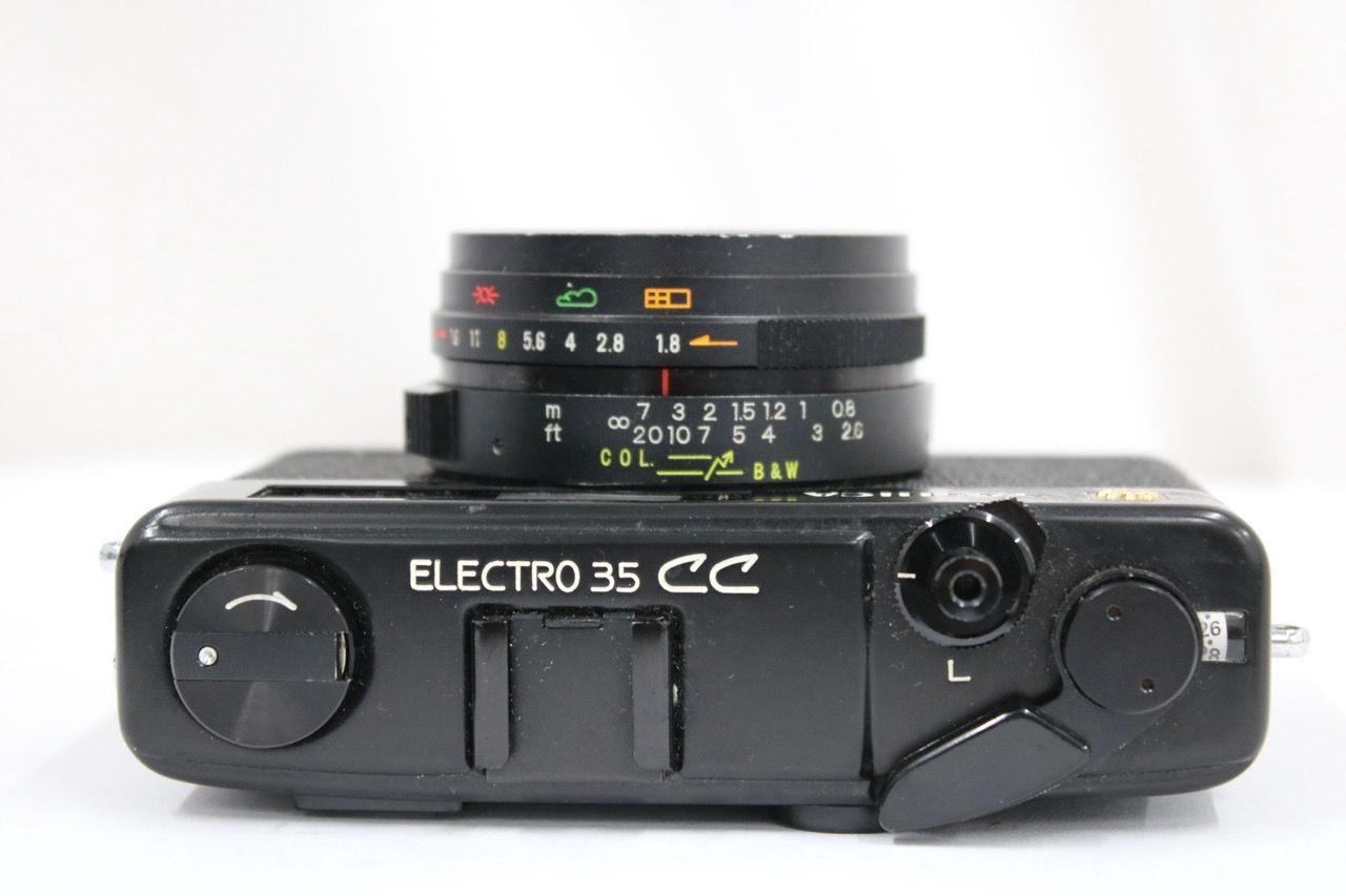 返品保証】 ヤシカ Yashica ELECTRO 35 CC COLOR-YASHINON DX 35mm F1