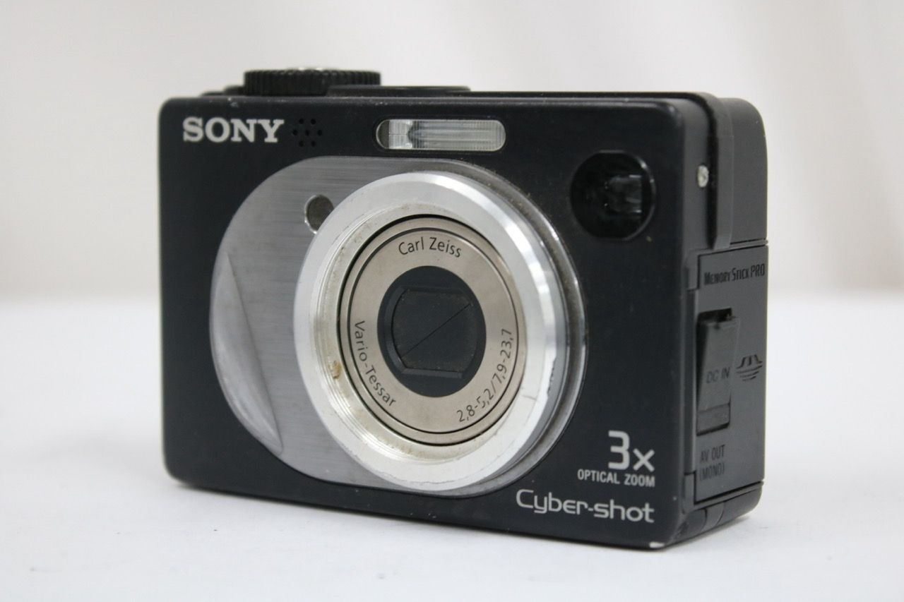 【返品保証】 ソニー Sony Cyber-Shot DSC-W1 ブラック 3x コンパクトデジタルカメラ e12817