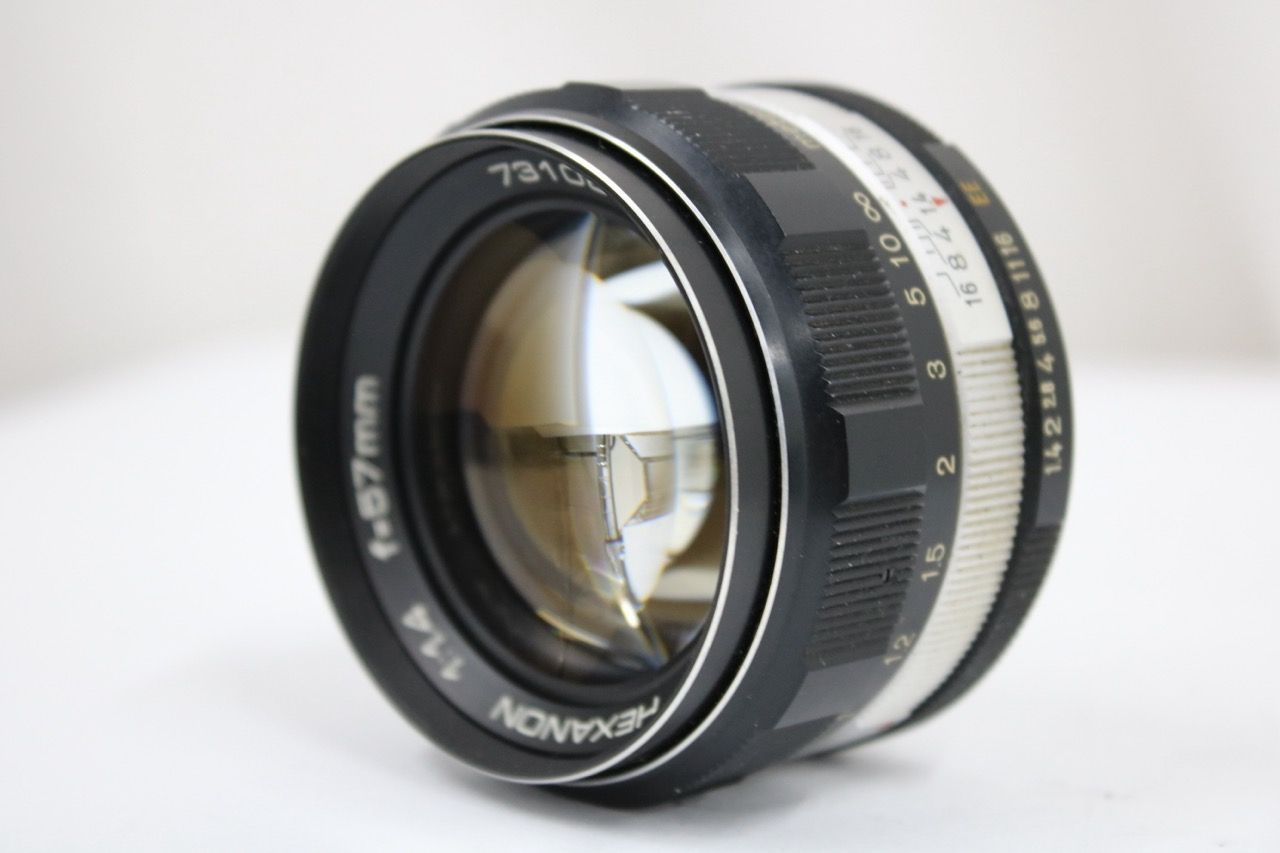 【返品保証】 コニカ KONICA HEXANON 57mm F1.4 レンズ e12834