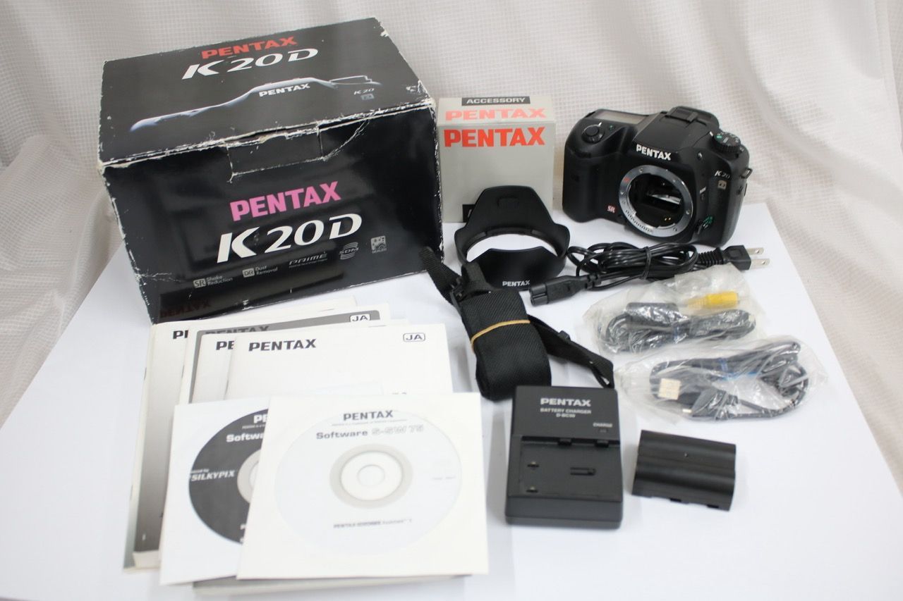 【返品保証】 【元箱付き】ペンタックス Pentax K20D 付属品多数 ボディ e12832 11,388円