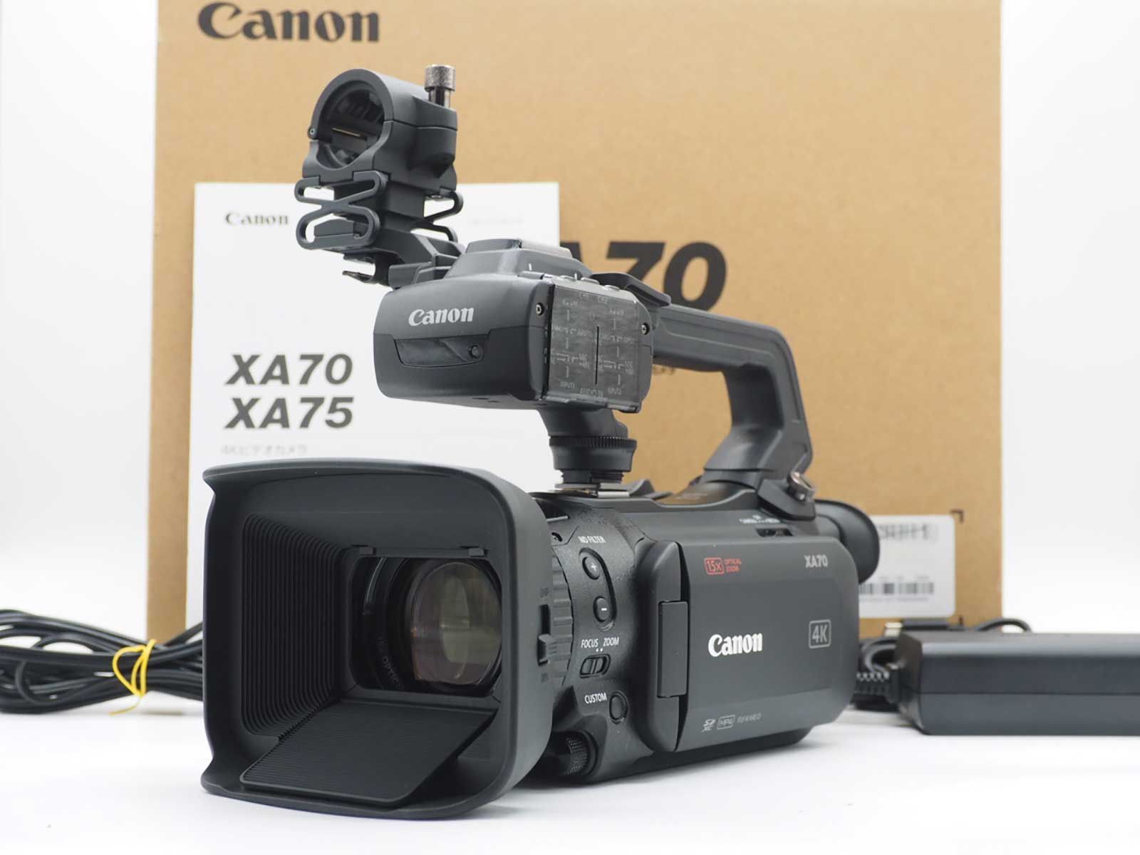 キャノン Canon XA70 Professional UHD 4K Camcorder 元箱 [新品同様] #Z6235A