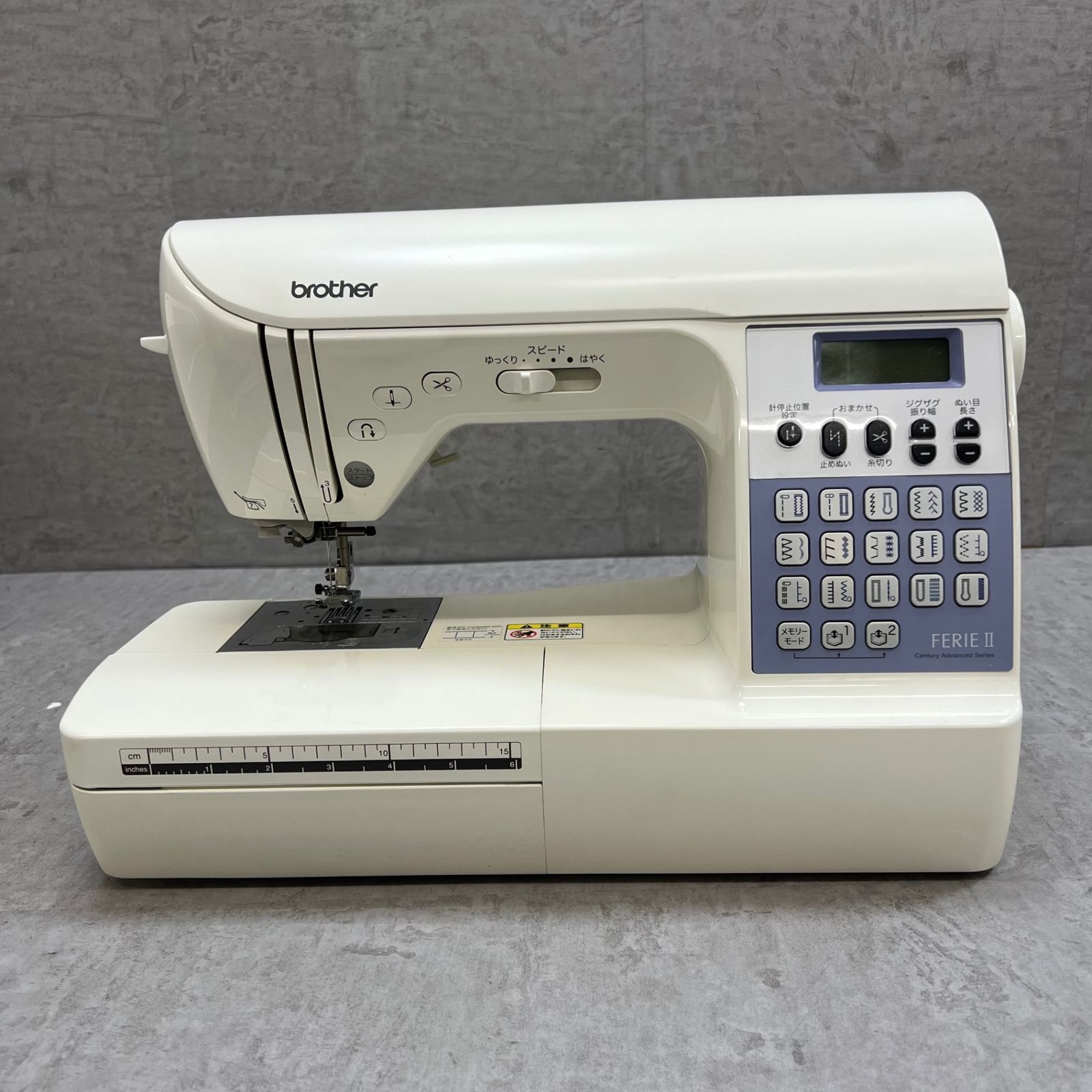 brother コンピュータミシン　CPS72 レア　ヴィンテージ ブラザー コンピューターミシン FERIEⅡ CPS72 Brother ミシン 手作り