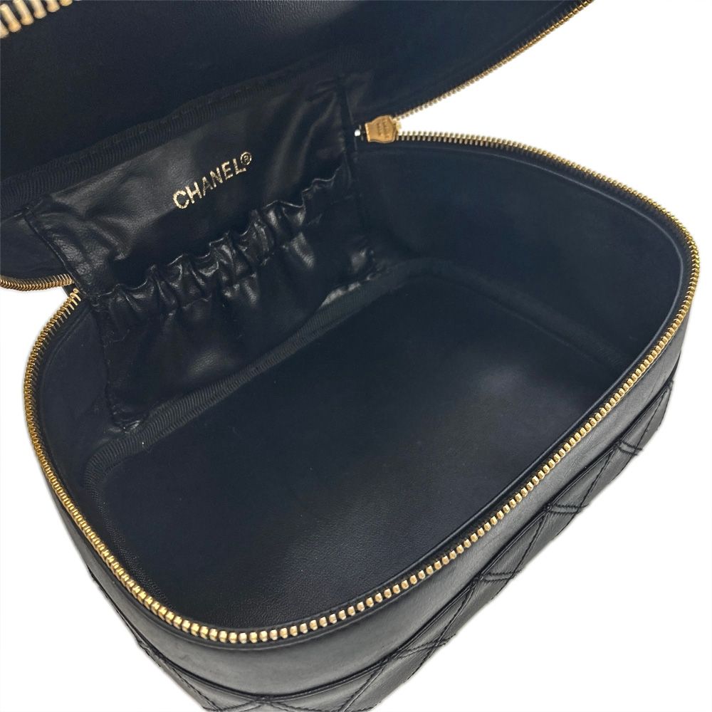 シャネル CHANEL ビコローレ バニティバッグ ポーチ レザー A01618