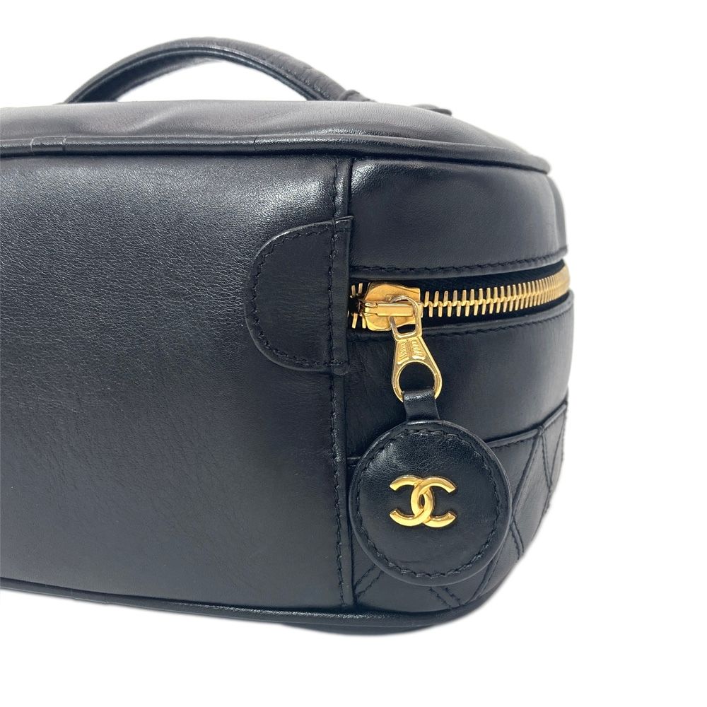 シャネル CHANEL ビコローレ バニティバッグ ポーチ レザー A01618