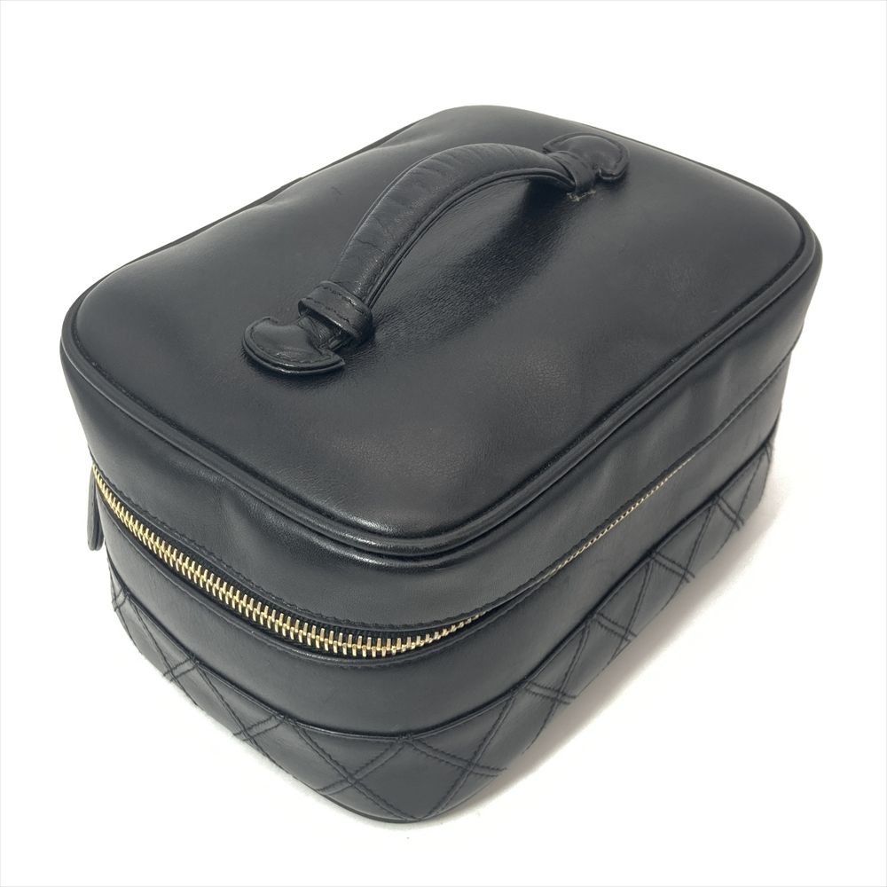 シャネル CHANEL ビコローレ バニティバッグ ポーチ レザー A01618