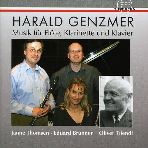 【CD】Harald Genzmer - Music for Flute, Clarinet and Piano