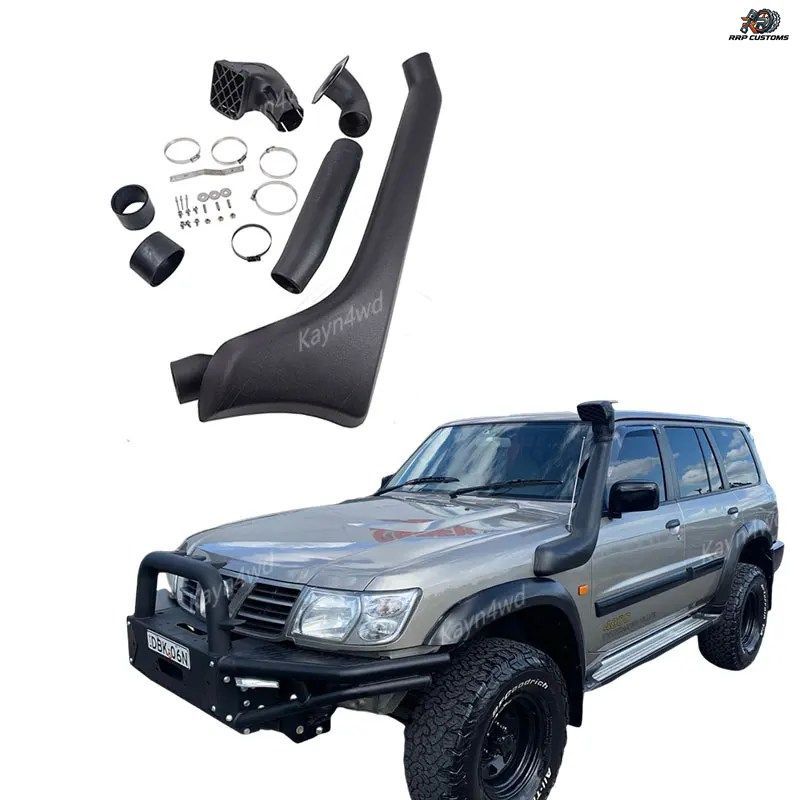 オフロード4x4エクステリアアクセサリーエアインテークシュノーケルキット1997-2002日産パトロールGU Y61A Y61Bシュノーケルウェーディング