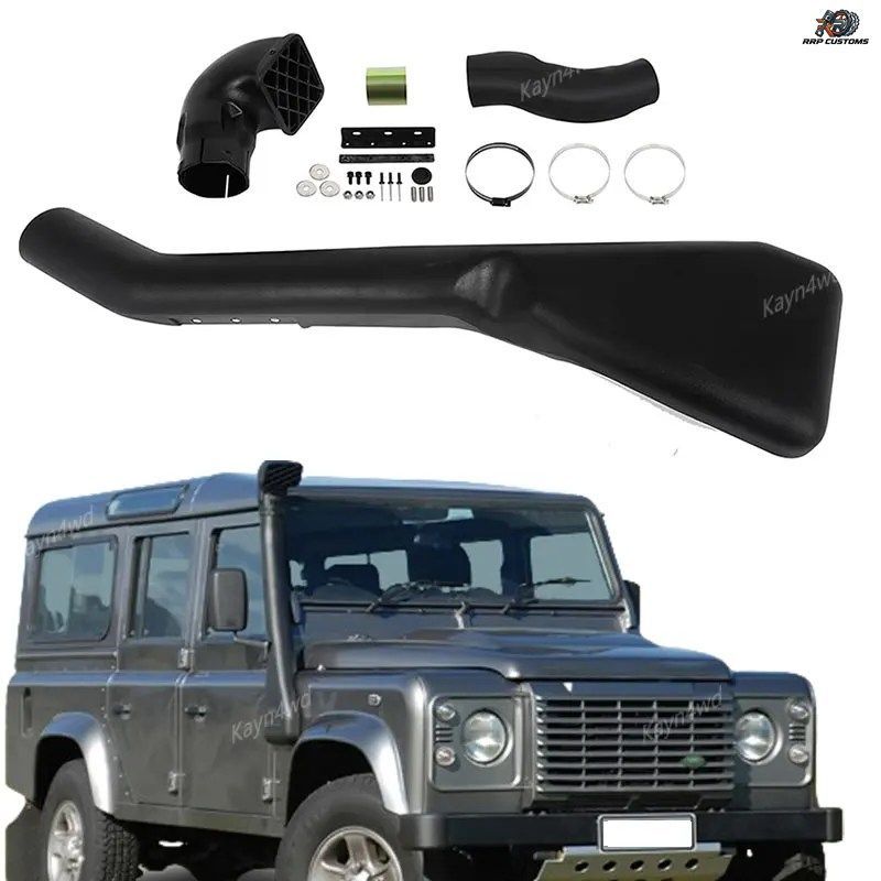 1993～2007年式ランドローバー ディフェンダー TD5 300TDI用 オフロード4x4車用エアインテークシュノーケルセット 自動車部品 ウェーディン