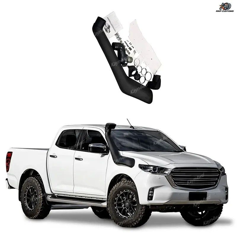 オフロード4X4エクステリアアクセサリーエアインテークシュノーケルキット2021年以降のマツダBT50 BT-50 3.0Lディーゼルウェーダーブレスホ