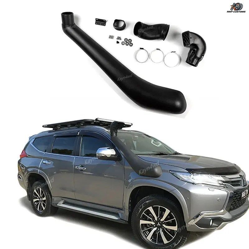 オフロード4x4アクセサリー エアラムインテークシュノーケルキット 2015-2023年式 三菱パジェロ モンテロスポーツ QE KR KSシリーズ 4N15 2
