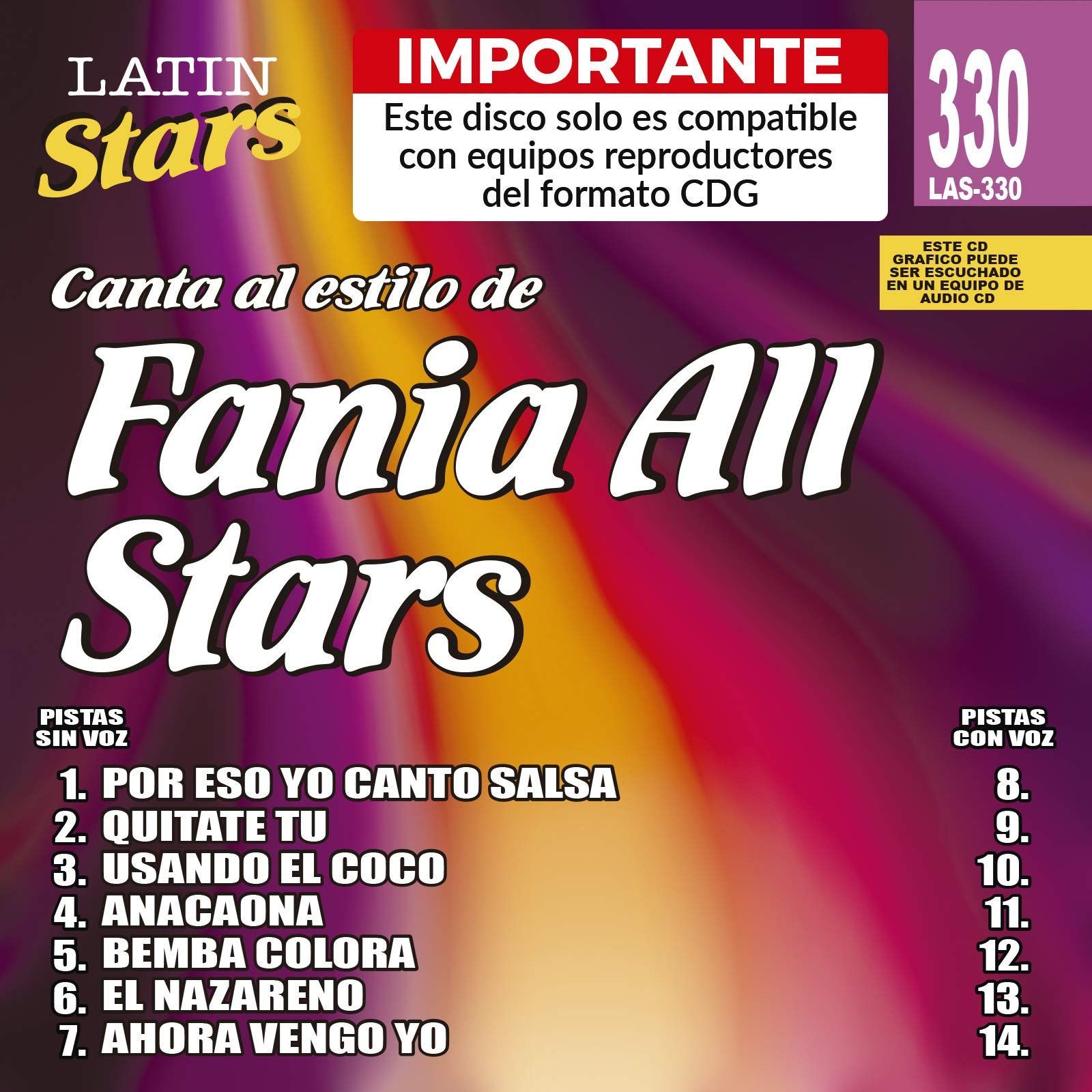 【CD】Karaoke: Fania All-Stars - Latin Stars Karaoke