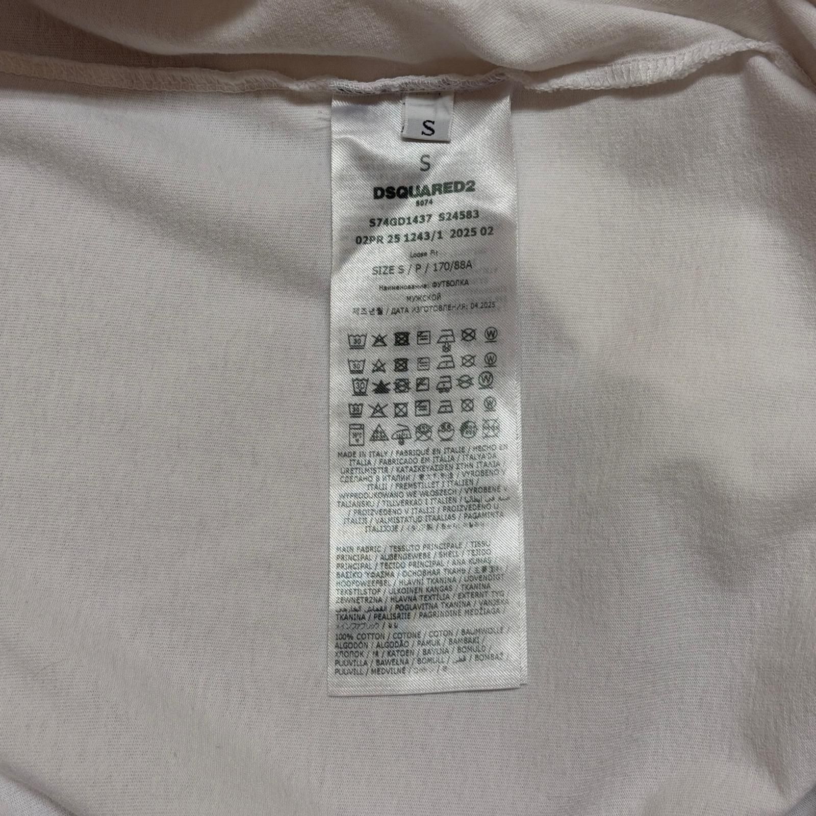 国内正規 未使用 DSQUARED2 Loose Fit Tee ルーズフィットTシャツ 