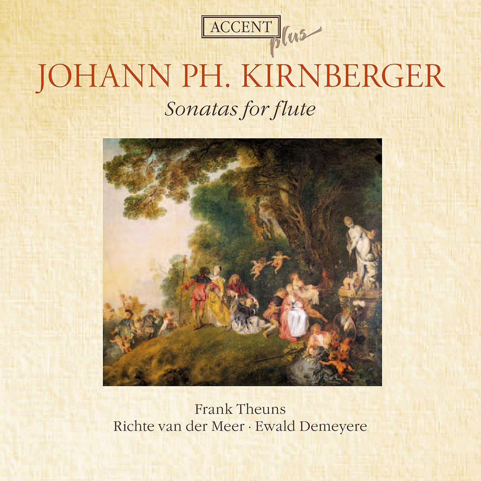 【CD】Kirnberger: Sonatas for Flute