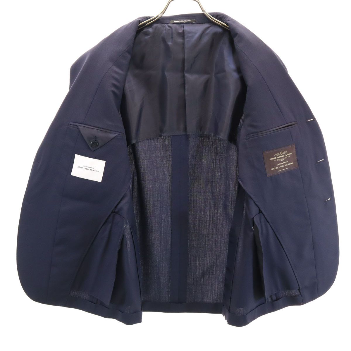 極美品 グリーンレーベルリラクシング ビジネススーツ 上下セット 美品 green label relaxing グリーンレーベルリラクシング スーツ 上下