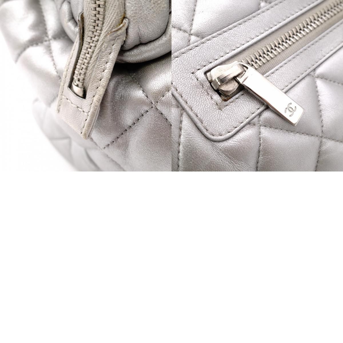 CHANEL シャネル コココクーン トートバッグ レザー シルバー