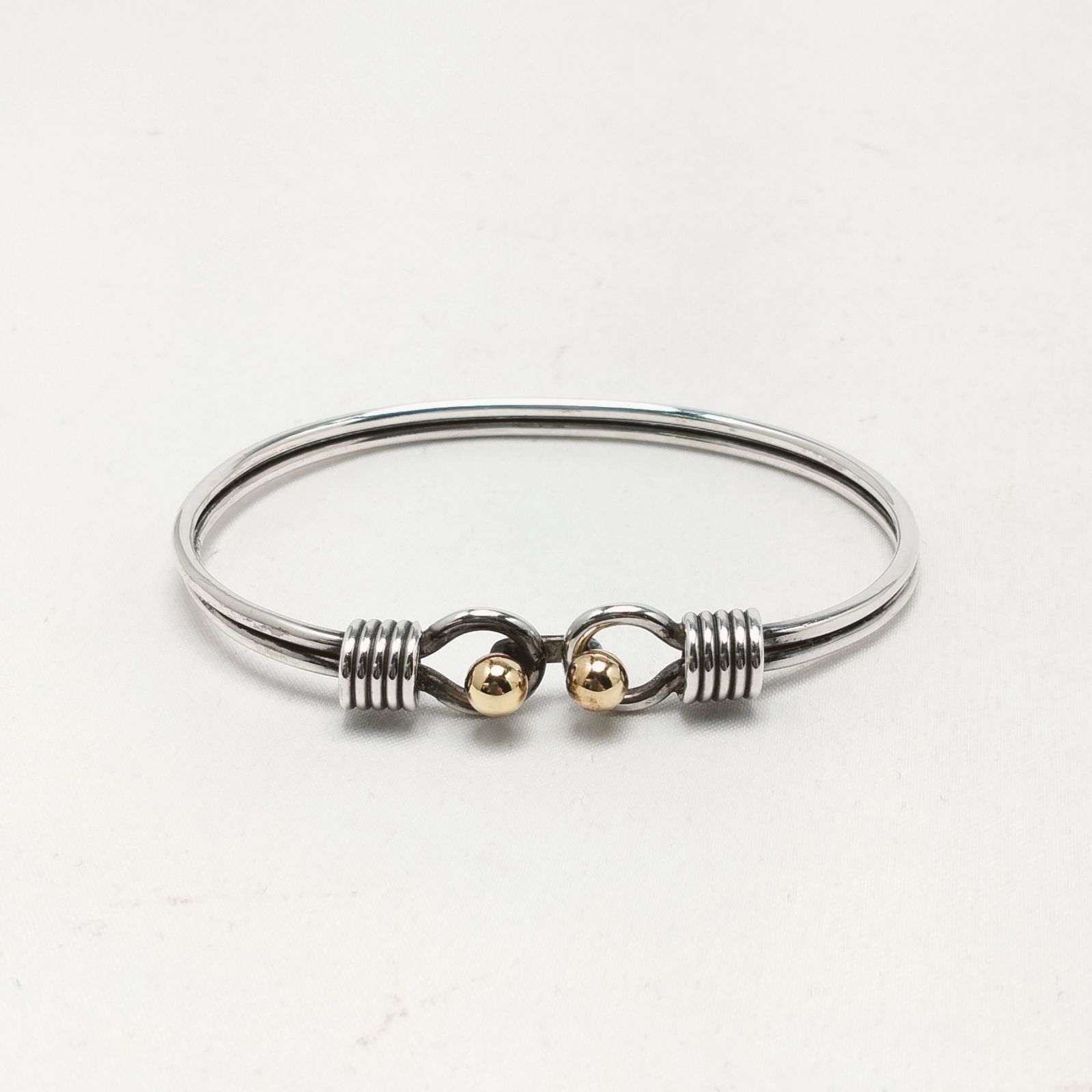 ✨️Tiffany&Co.✨️ ティファニー ダブルフック＆アイ バングル SV925