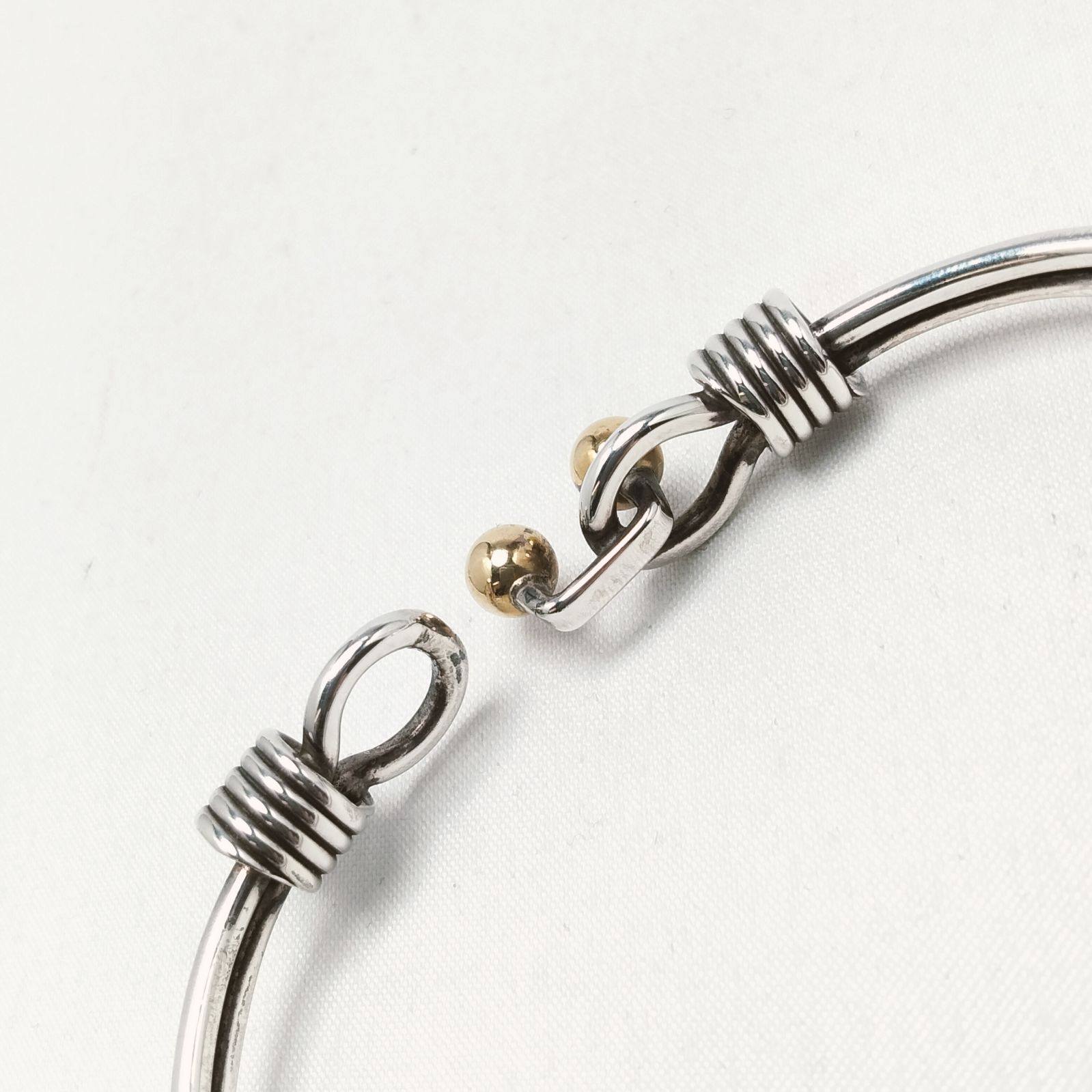 ✨️Tiffany&Co.✨️ ティファニー ダブルフック＆アイ バングル SV925 