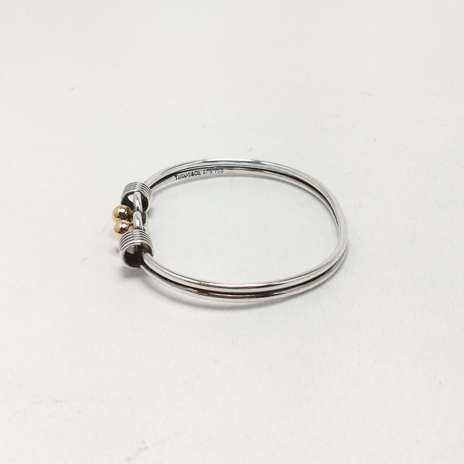 ✨️Tiffany&Co.✨️ ティファニー ダブルフック＆アイ バングル SV925 