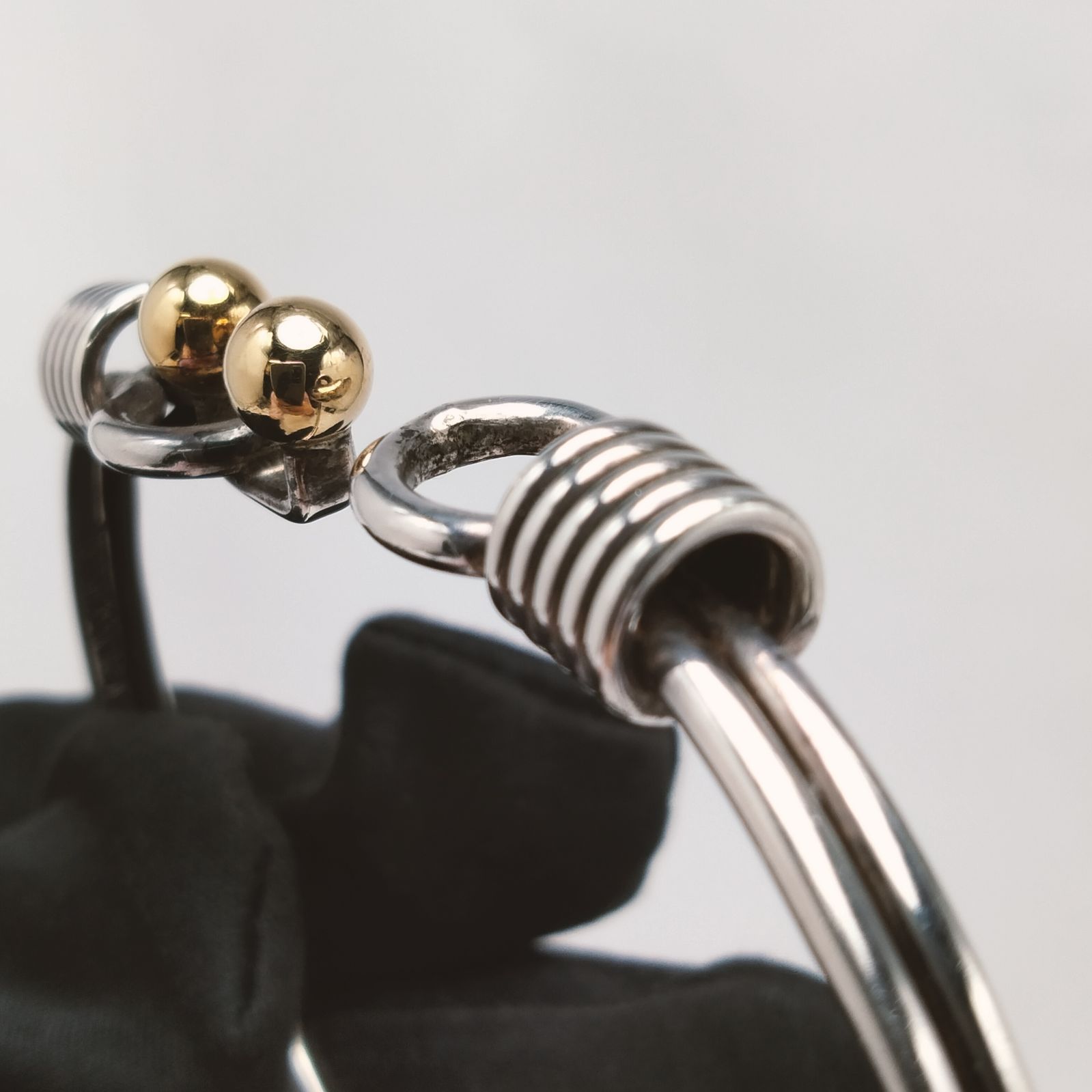 vintage tiffany フック&アイ ダブルフック コンビ ブレスレット