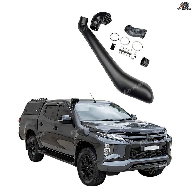 ピックアップトラック4x4用外装アクセサリー エアインテークシュノーケルキット 2019年以降三菱トライトンMR L200 2.4L 4N15ターボディーゼ