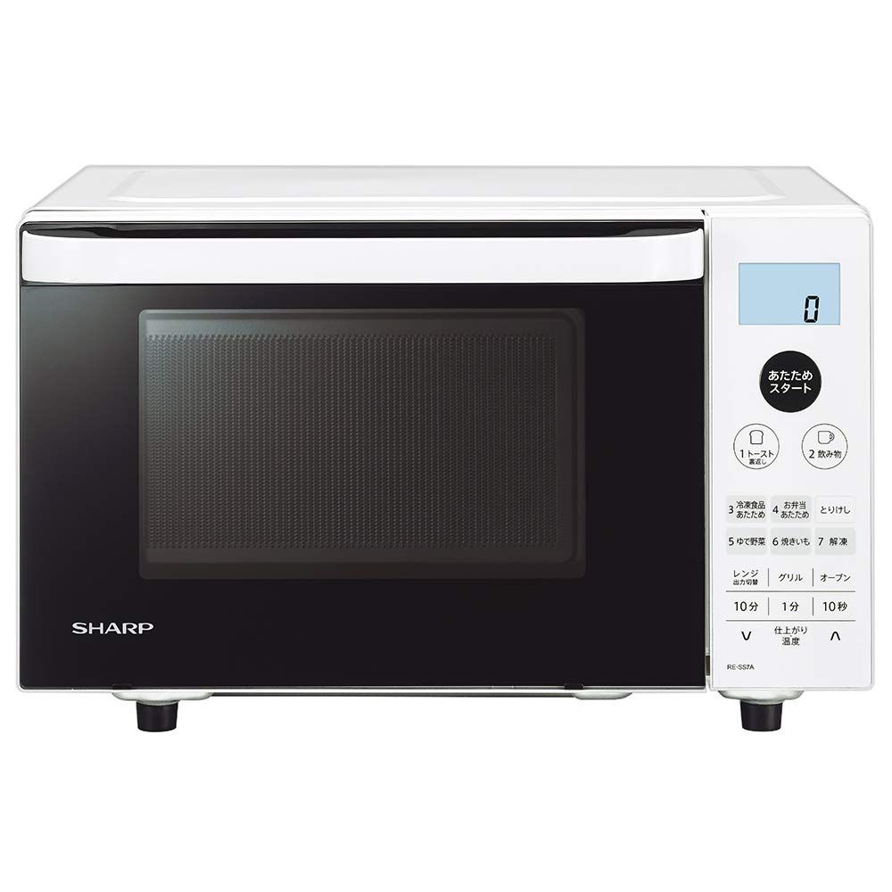 シャープ オーブンレンジ 18L フラット ヘルツフリー 一人暮らし ホワイト RE-SS7A-W″mn 5f7e6e01