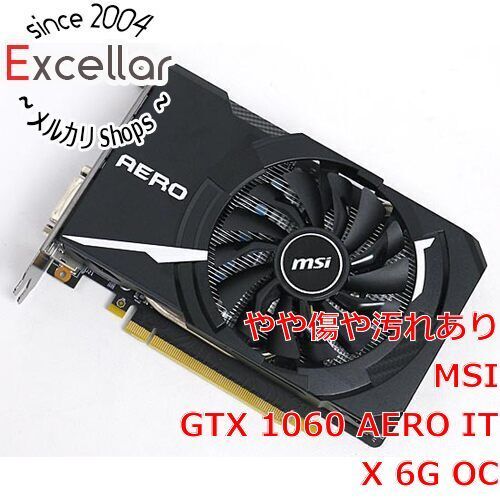 bn:0] MSI製グラボ GTX 1060 AERO ITX 6G OC PCIExp 6GB - メルカリ