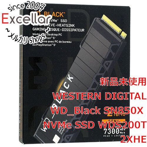 [bn:14] Western Digital製　内蔵SSD 2TB WD_Black SN850X NVMe SSD WDS200T2XHE