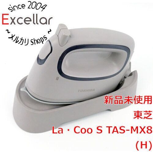 [bn:13] TOSHIBA　コードレス衣類スチーマー La・Coo S　TAS-MX8(H)　モーヴグレージュ