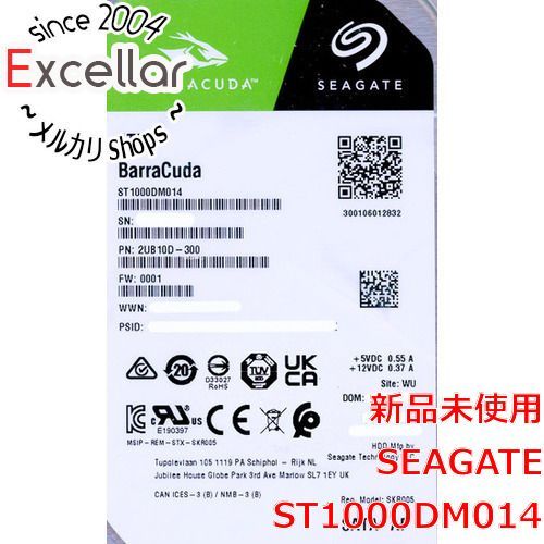 [bn:16] SEAGATE製HDD　ST1000DM014　1TB SATA600 7200