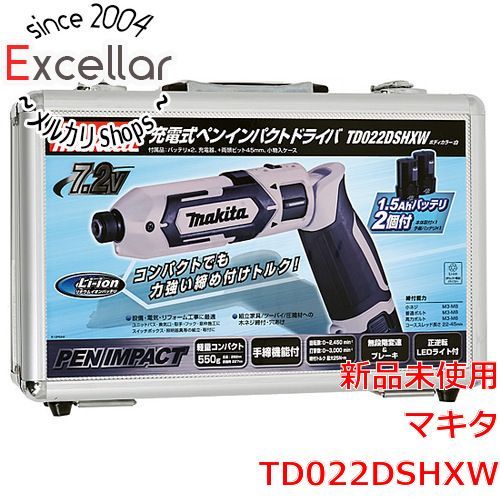 [bn:1] マキタ　充電式ペンインパクトドライバ TD022DSHXW　白