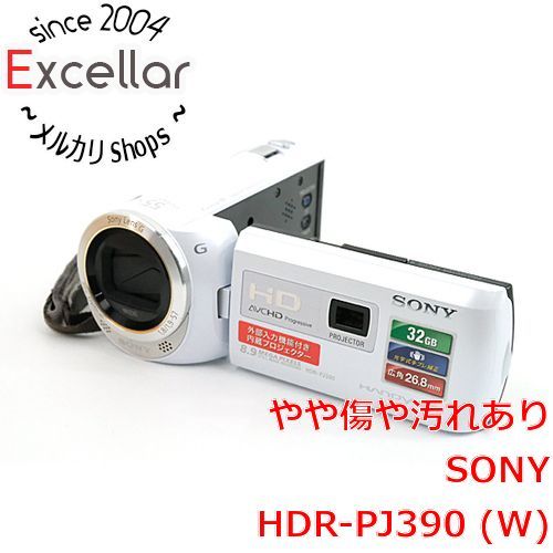 [bn:3] SONY製　デジタルHDビデオカメラ　HANDYCAM HDR-PJ390/W