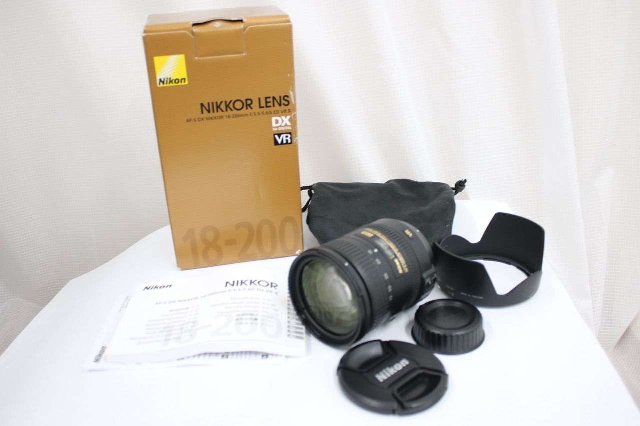 【返品保証】 【元箱付き】ニコン Nikon DX AF-S NIKKOR 18-200mm F3.5-5.6G II ED レンズ e12872