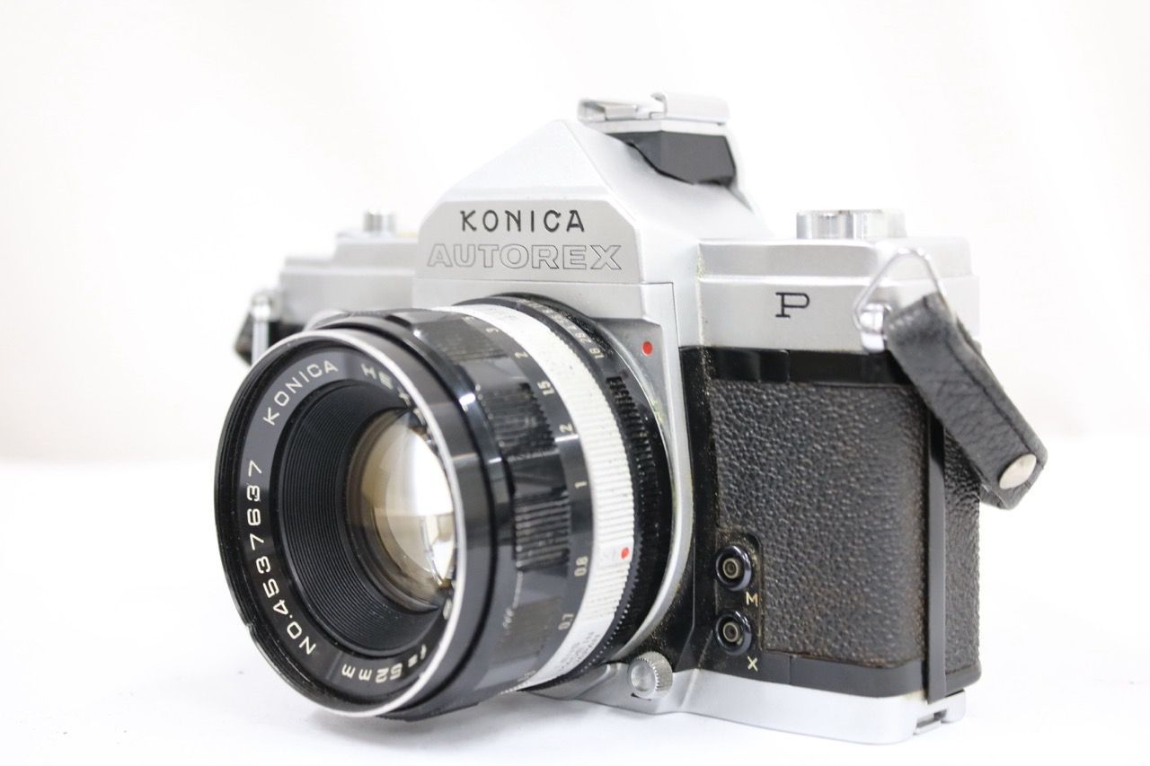 【返品保証】 コニカ Konica Autorex P Hexanon 52mm F1.8 ボディ レンズセット e12918