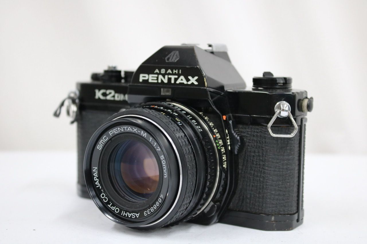 【訳あり品】 ペンタックス Pentax K2 DMD ブラック smc PENTAX-M 50mm F1.7 ボディレンズセット e12921