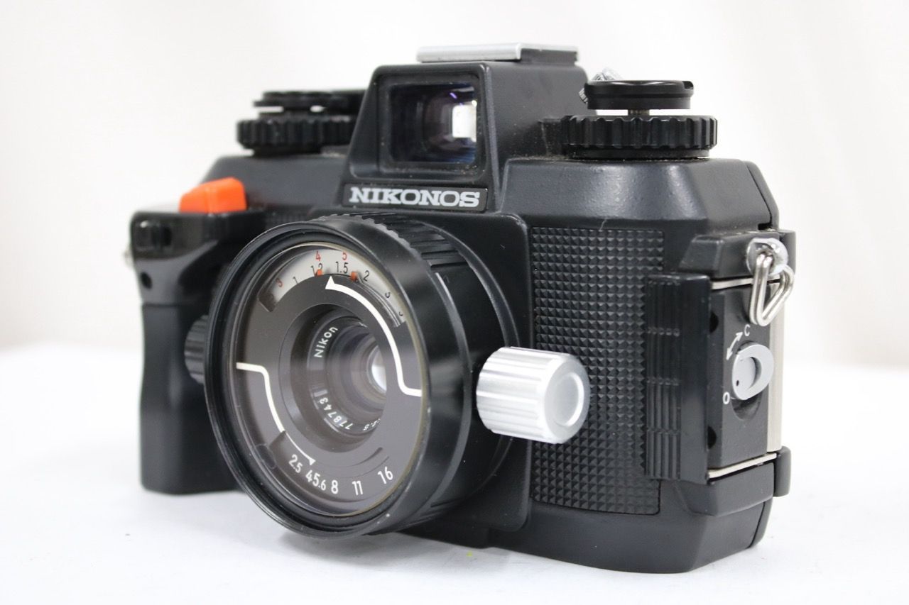 【返品保証】 ニコン Nikon NIKONOS IV-A ブラック NIKKOR 35mm F2.5 ボディレンズセット e12934