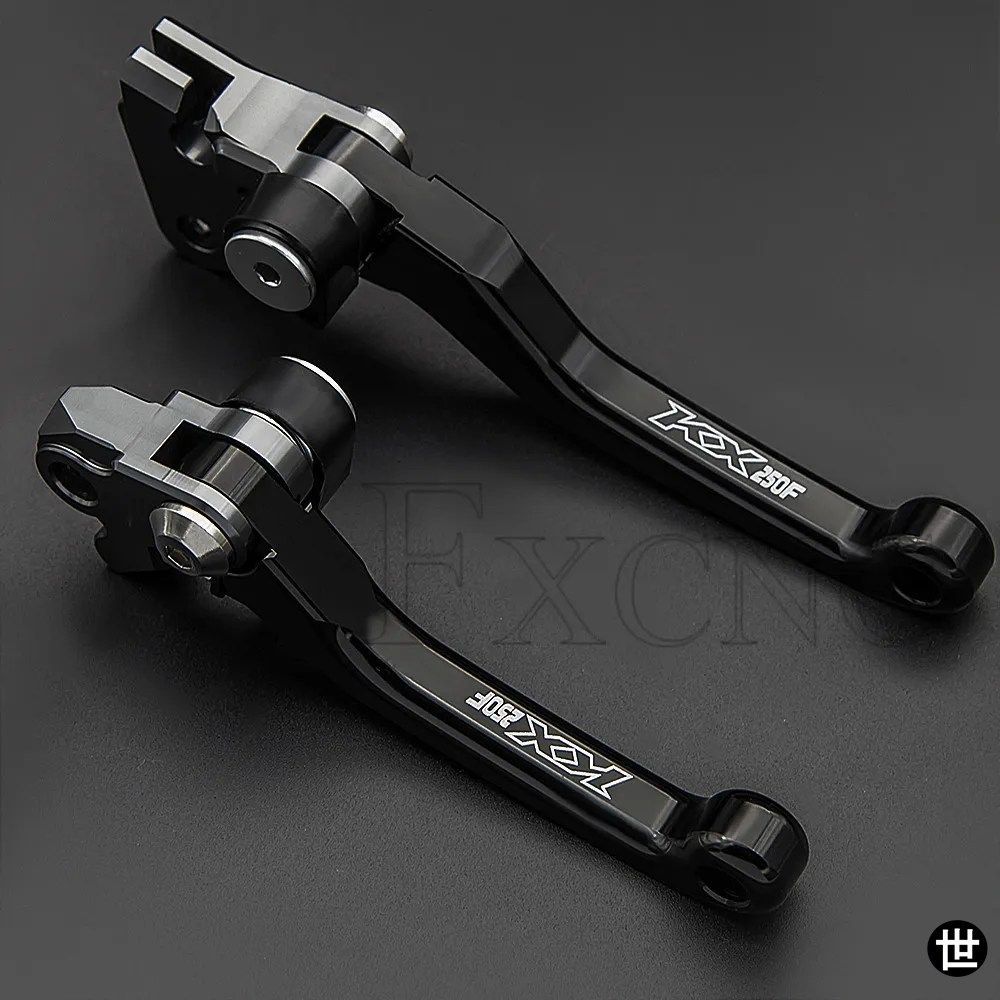PIVOT ダートバイク用ブレーキクラッチレバー KAWASAKI KX250F KX 250 F 2004-2013 - 18 ピットレバーアクセサリー