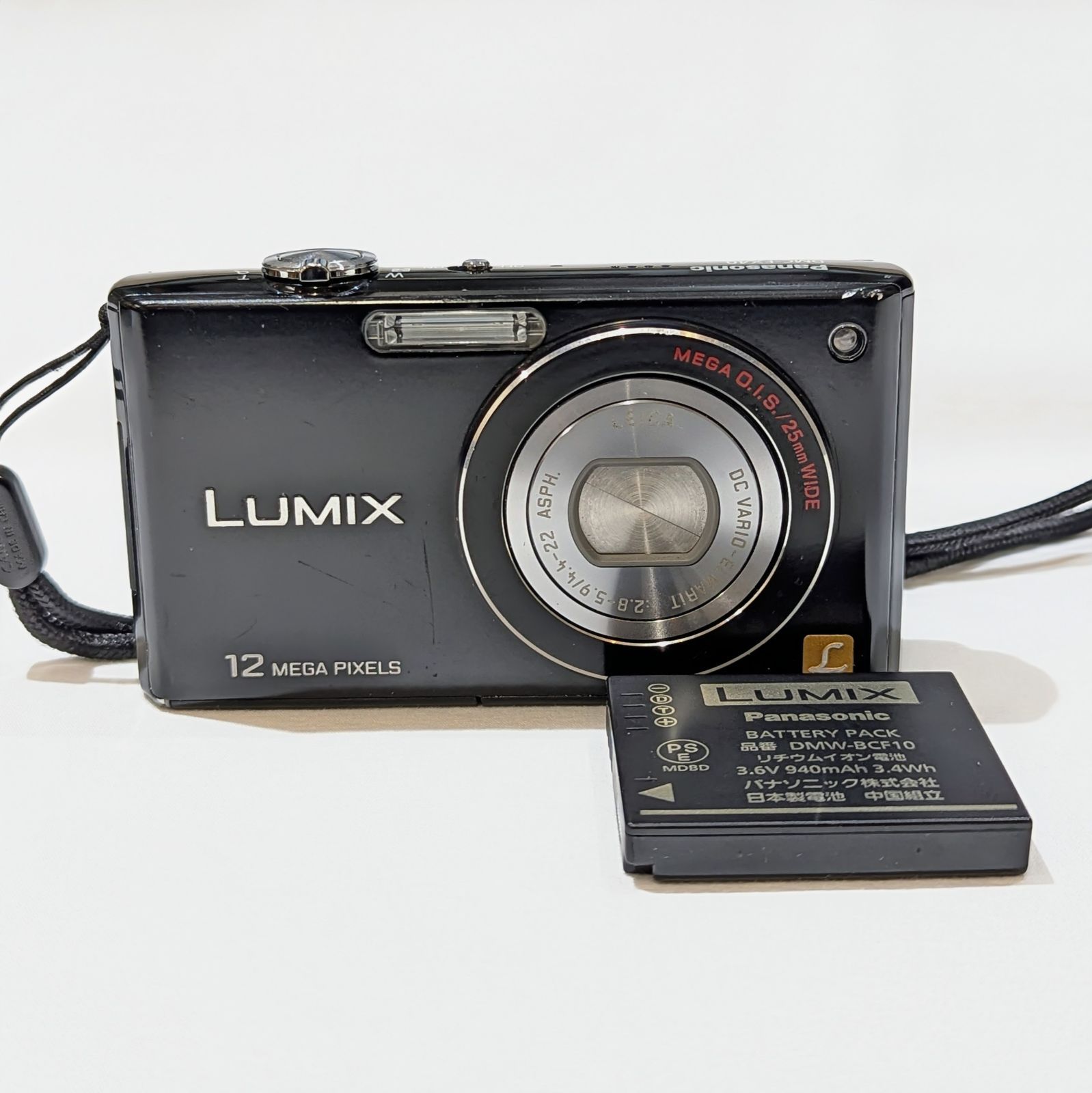 ジャンク品】Panasonic LUMIX DMC-FX40 パナソニック デジタルカメラ