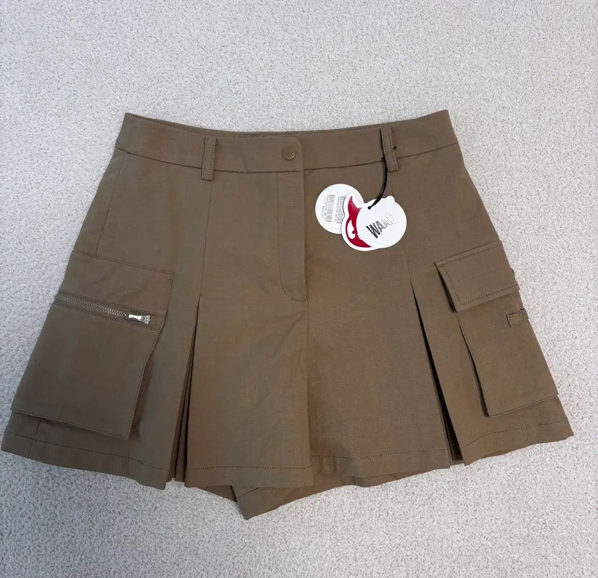 WAAC カーゴ スカート ズボン ベージュ 27 (新品)