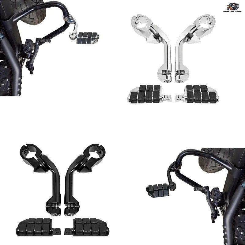 オートバイ用 1.25インチ 32mm 長 角度調整可能 ハイウェイ フットペグ ペグマウント ハーレー ツーリング エレクトラ グライド スポーツス