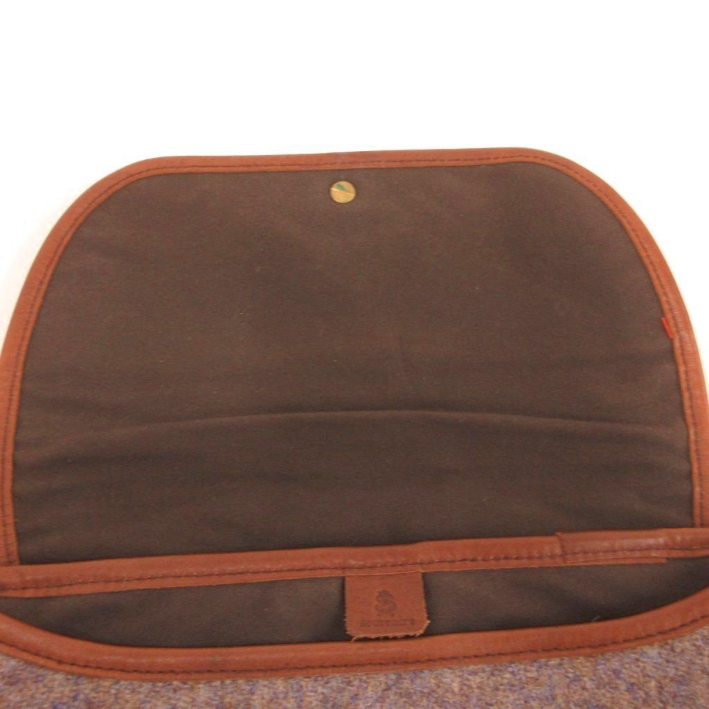 ハリスツイード Harris Tweed ショルダーバッグ メッセンジャー フラップ グレー /JS ■GY99｜ショルダーバッグ